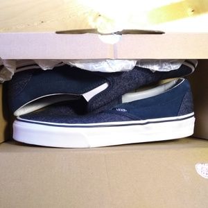 Denim and cloth Vans Worn twice Mens 7.5 Wmns 9